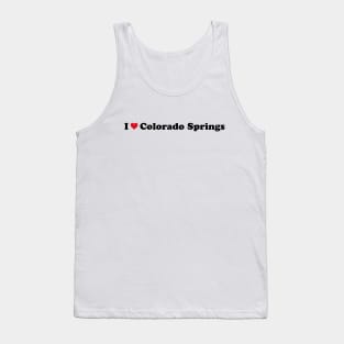 I Love Colorado Springs Tank Top